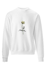 Load image into Gallery viewer, Nan&#39;s Love of Cosmos Sweatshirt front in White
